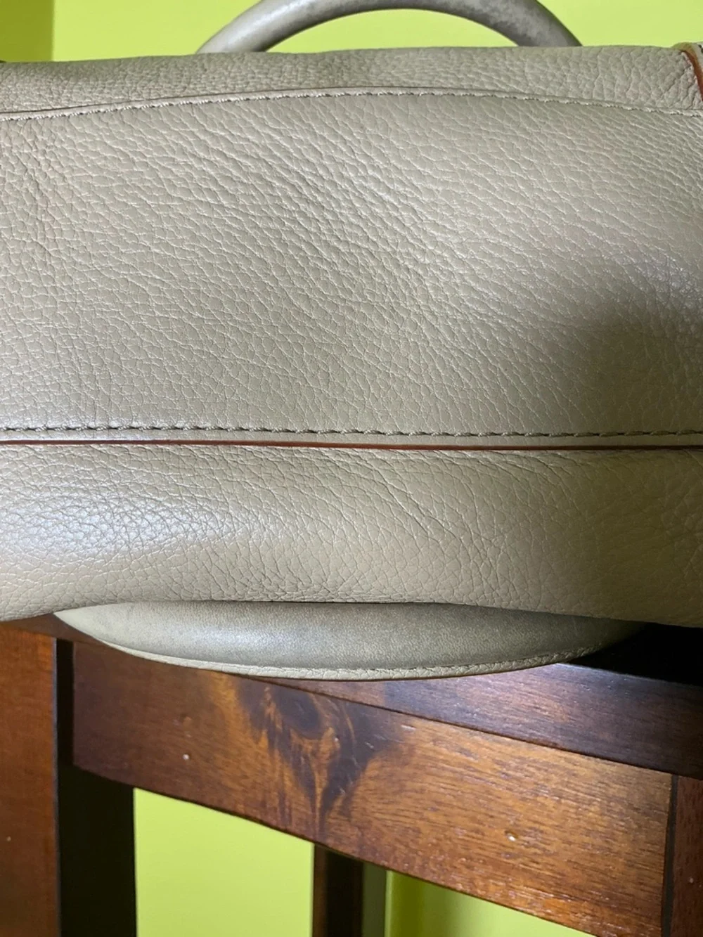 kate spade Cream Leather Shoulder Bag